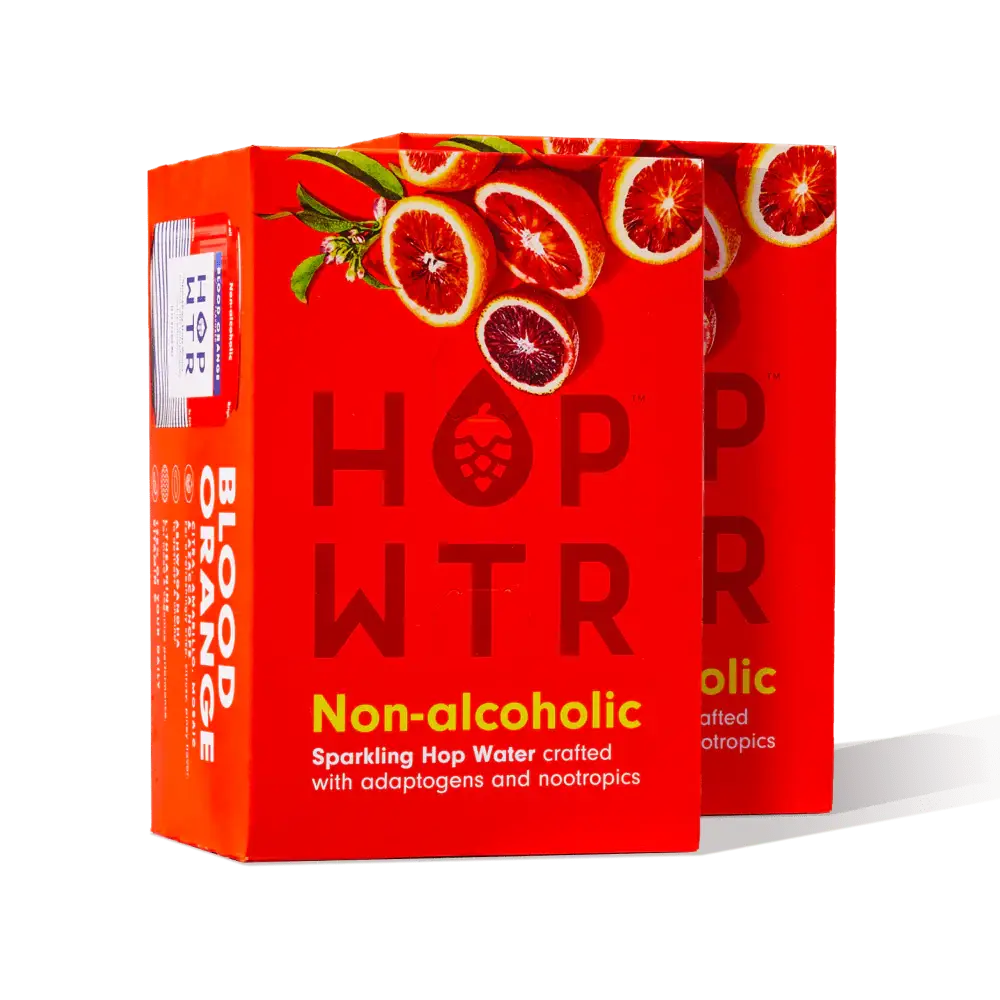 HOPWTR - Wholesale Sparkling Water - HOPWTR - Blood Orange Sparkling Hop Water (12-Pack)1