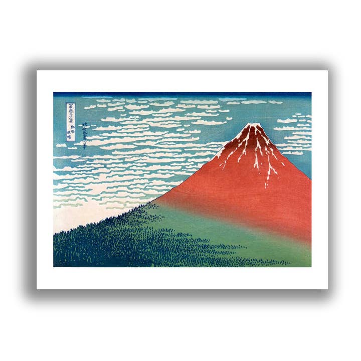 Konsttryck Mount Fuji i klar gryning oinramad väggkonst för wholesale av Go To Design