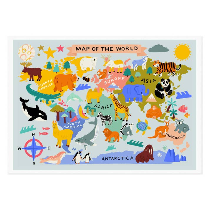 Karta över världen för wholesale av Lauren Radley