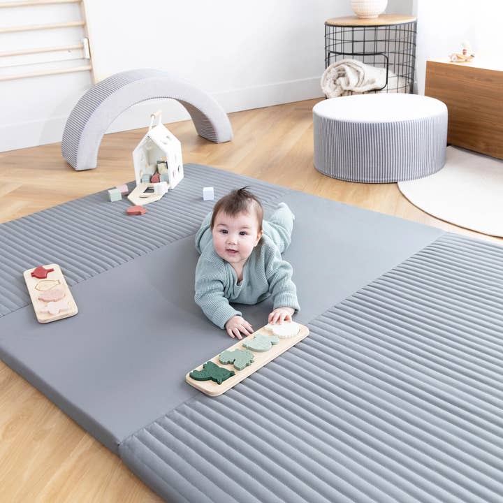 Coco Village - Wholesale Play Mat - Kids & Baby - Vegan Leather Soft Playmat - Shades of Night
