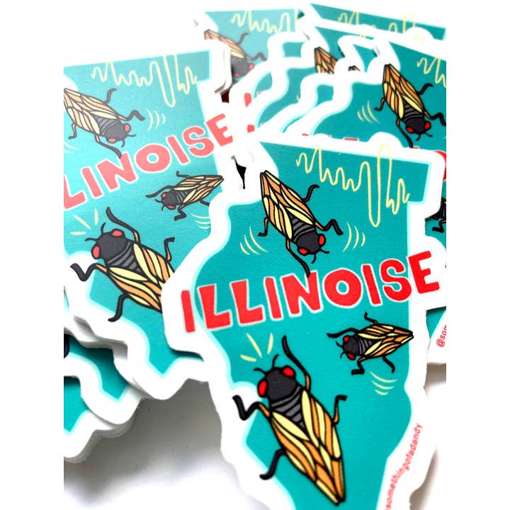 SOMETHING OF A DANDY - Wholesale Sticker - Illi-noise Die-Cut Sticker