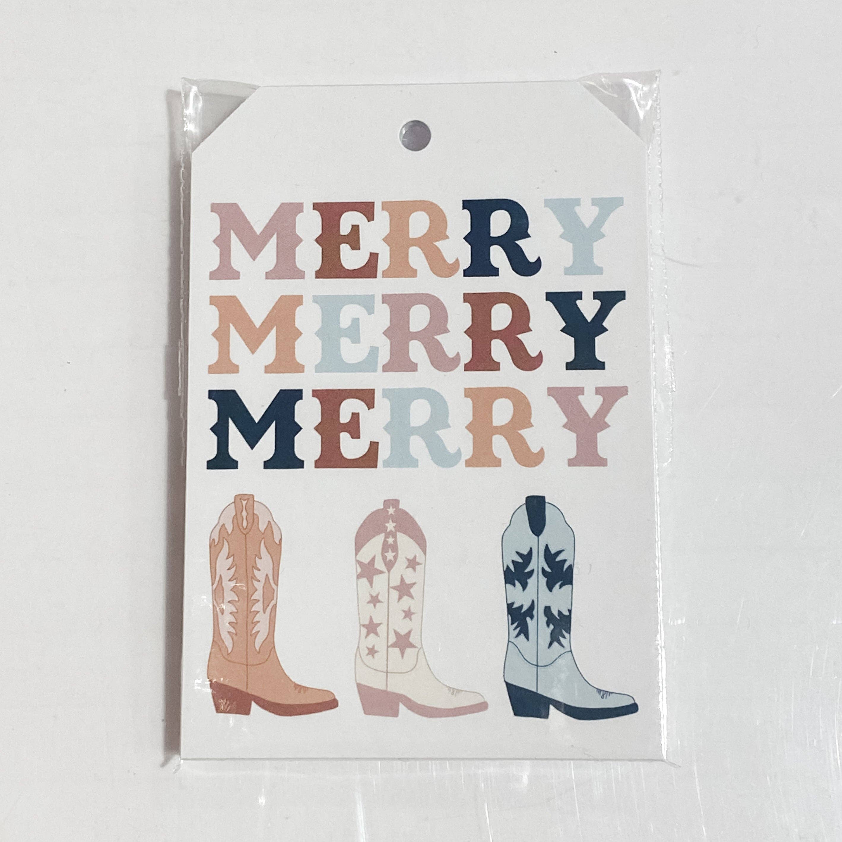 Emily Anne Designs LLC - Wholesale Gift Tag - Cowboy Christmas Gift Tag3