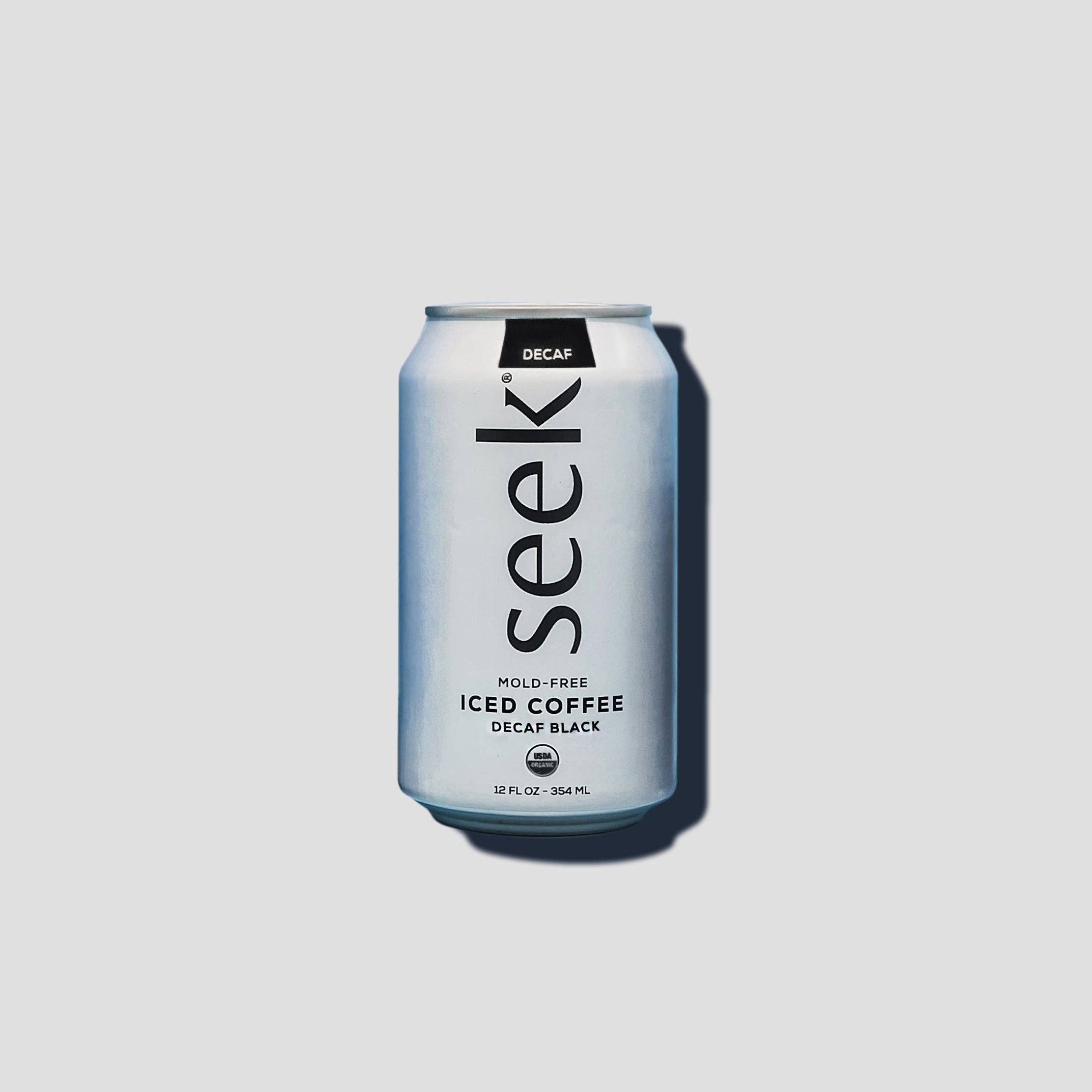 Seek - Wholesale Iced Coffee/Cold Brew - Seek® Organic Decaf Mold-Free Iced Coffee - 6 Cans0