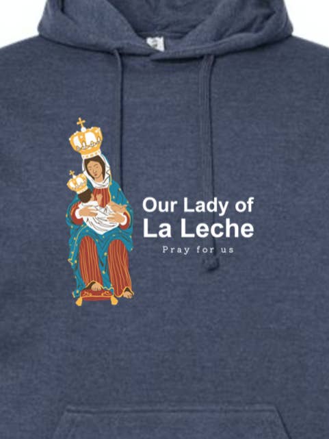 Our Lady of La Leche - Hoodie Sweatshirt for wholesale by Sock Religious