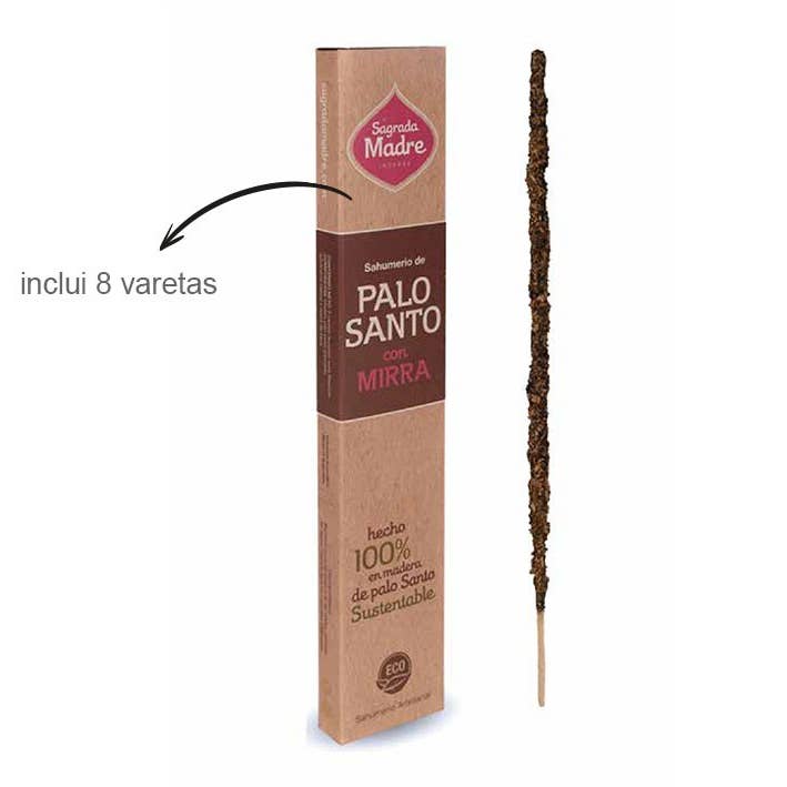 Inc. Pau Santo con mirra (6 unità) per la vendita all'ingrosso da parte di Esoterica Arte
