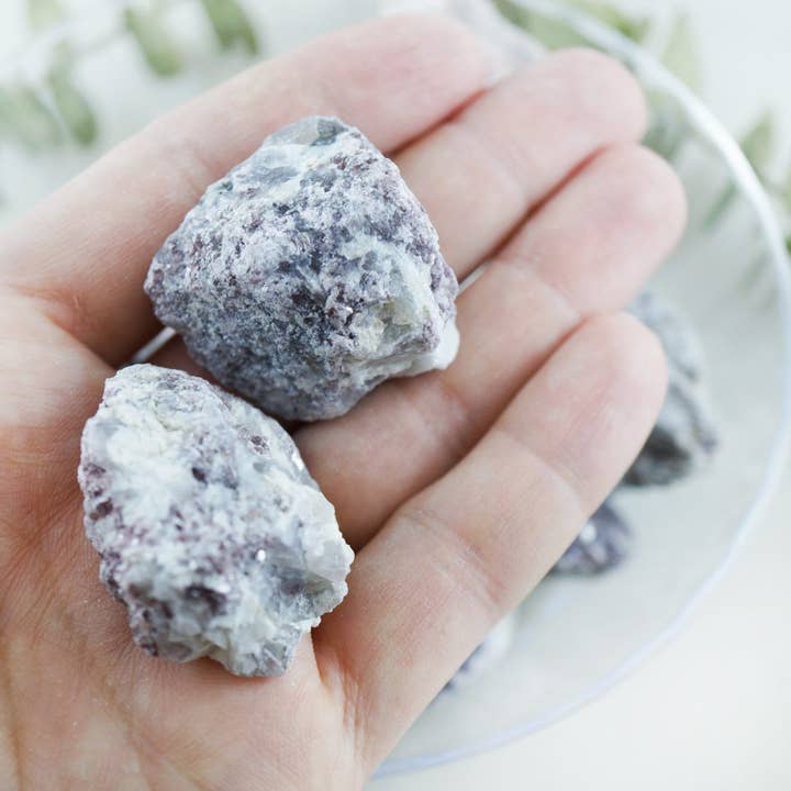 Raw Lepidolite Stone for wholesale by Subject II Change