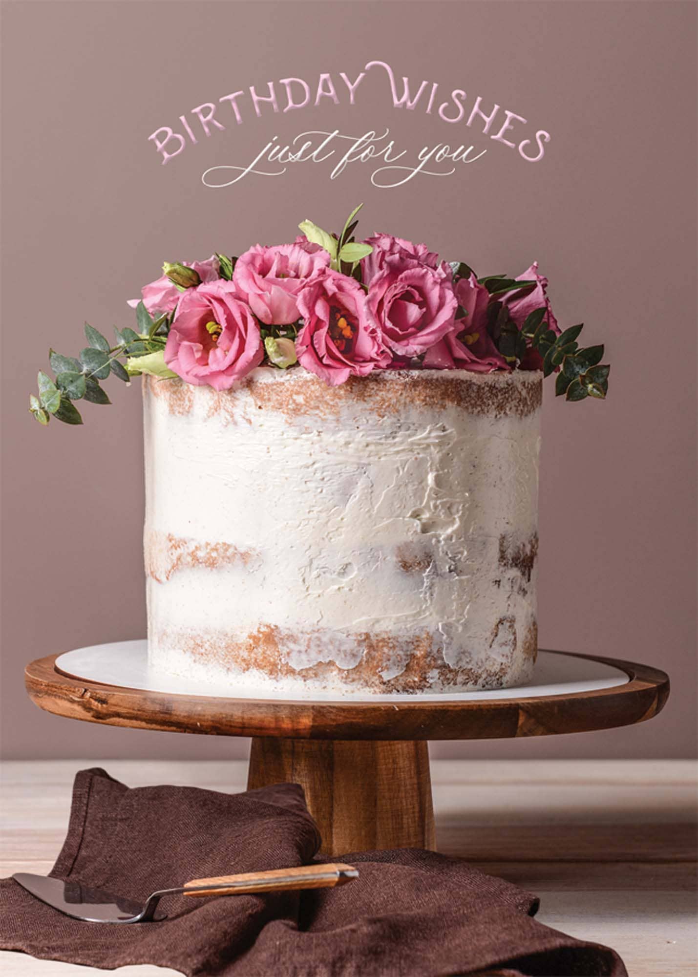 Crown Point Graphics - Wholesale Birthday Card - Sweet Cake with Floral Decor | Birthday Greeting Card1