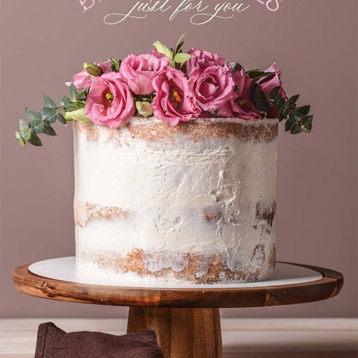 Crown Point Graphics - Wholesale Birthday Card - Sweet Cake with Floral Decor | Birthday Greeting Card1