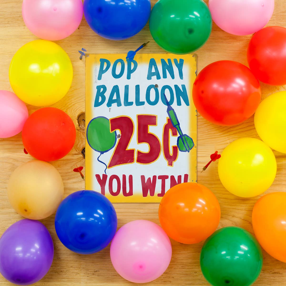 RetroPlanet - Wholesale Wall Decal/Stickers - Carnival Games Midway Arcade Wall Decal Set Of 41