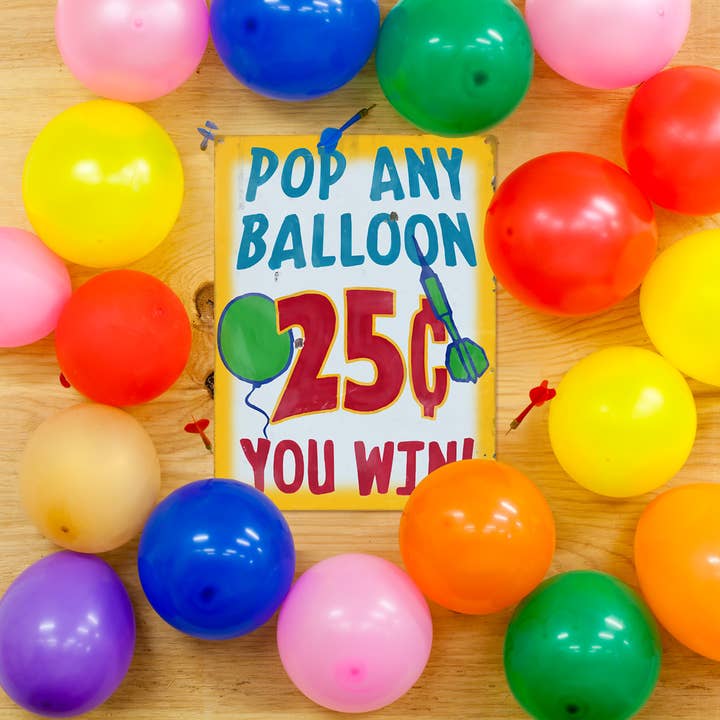 RetroPlanet - Wholesale Wall Decal/Stickers - Carnival Games Midway Arcade Wall Decal Set Of 41