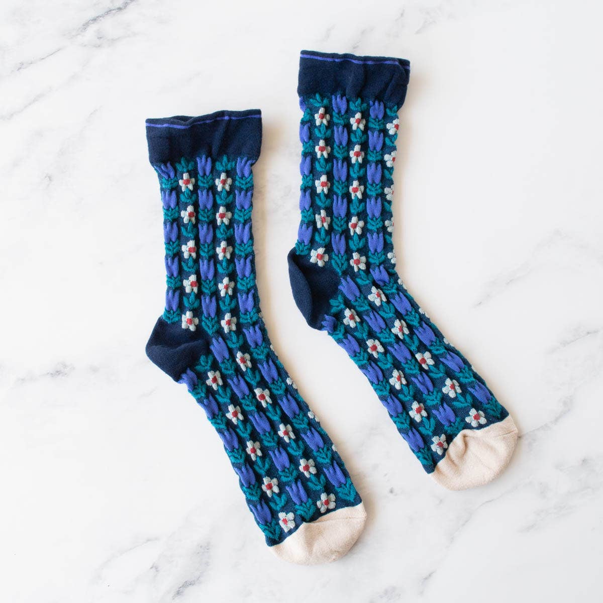 Tiepology - Wholesale Socks - Women's - Vintage Floral Casual Socks3