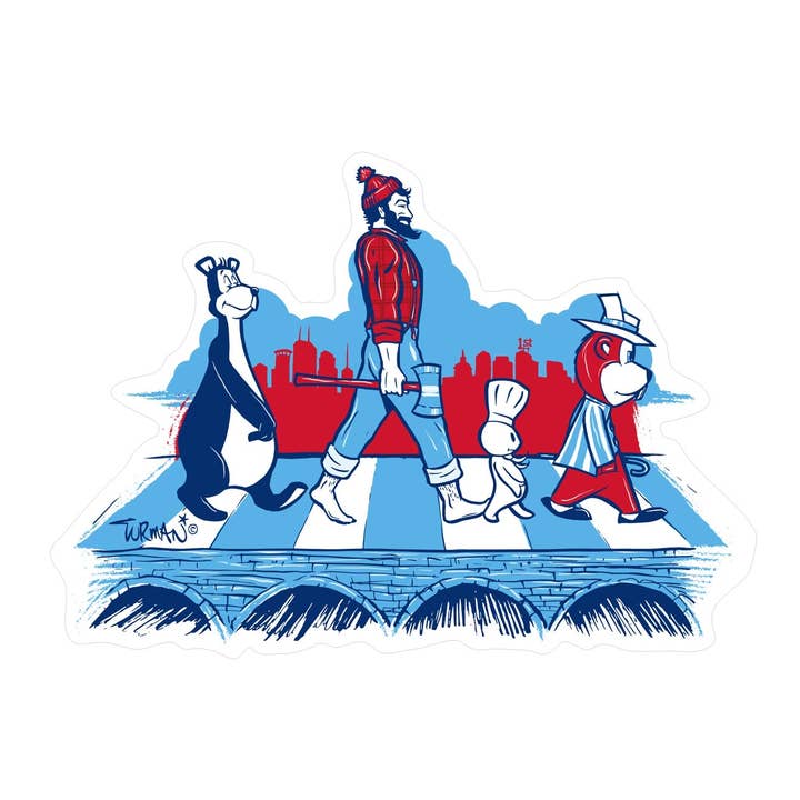 Adam Turman Artwork Co - Wholesale Sticker - MN Abbey Road Sticker0