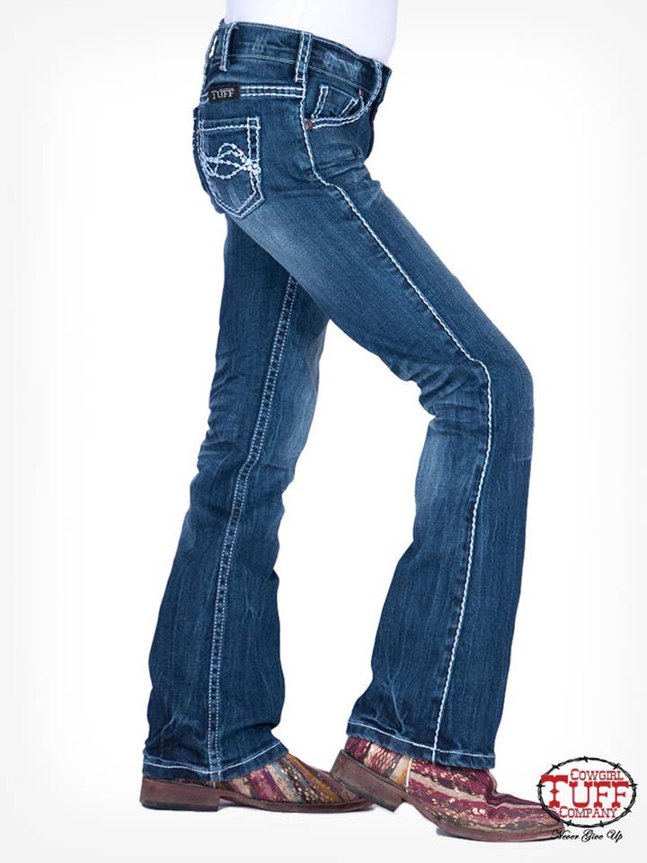 Edgy de Rapariga por atacado de Cowgirl Tuff Co. / B. Tuff Jeans
