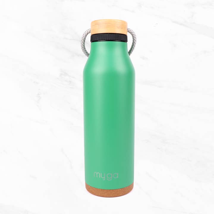 Myga - Wholesale Water bottle - Fiji Insulated Water Bottle with Bamboo Lid12