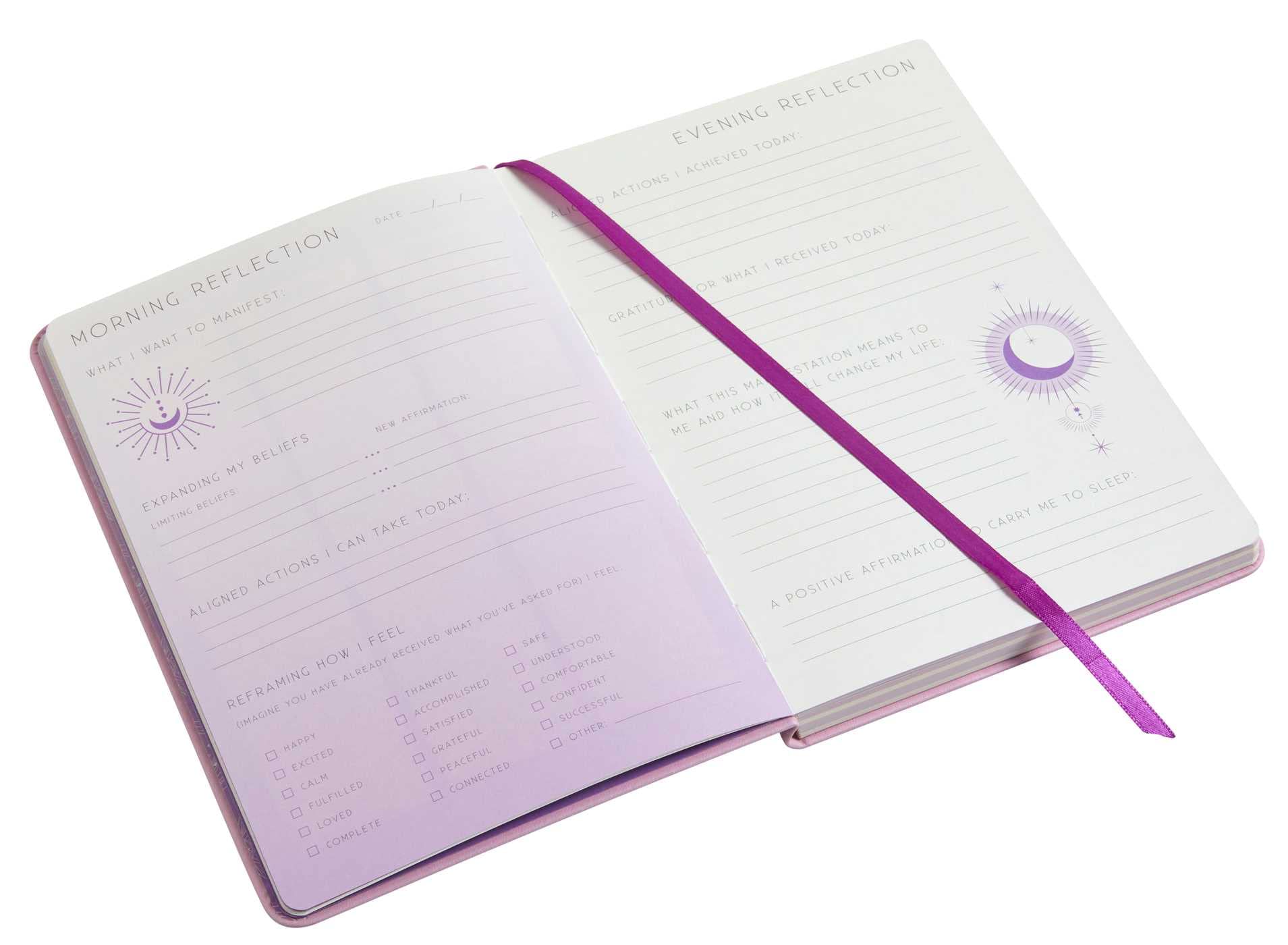 Microcosm Publishing & Distribution - Wholesale Journal/Diary - Manifesting: A Day and Night Reflection Journal1