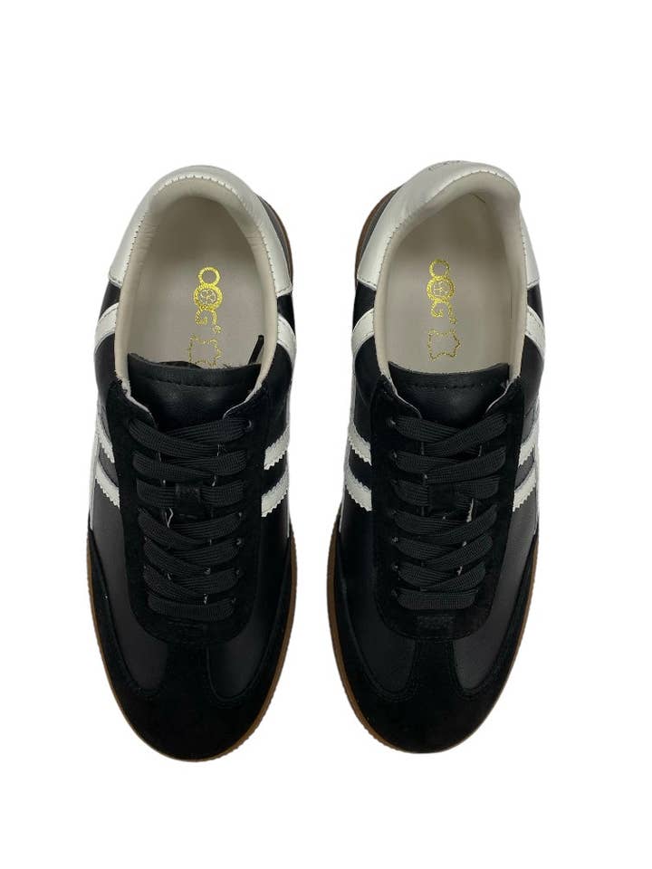 OS1809 Black OOG Leder Sneakers for wholesale on Faire3