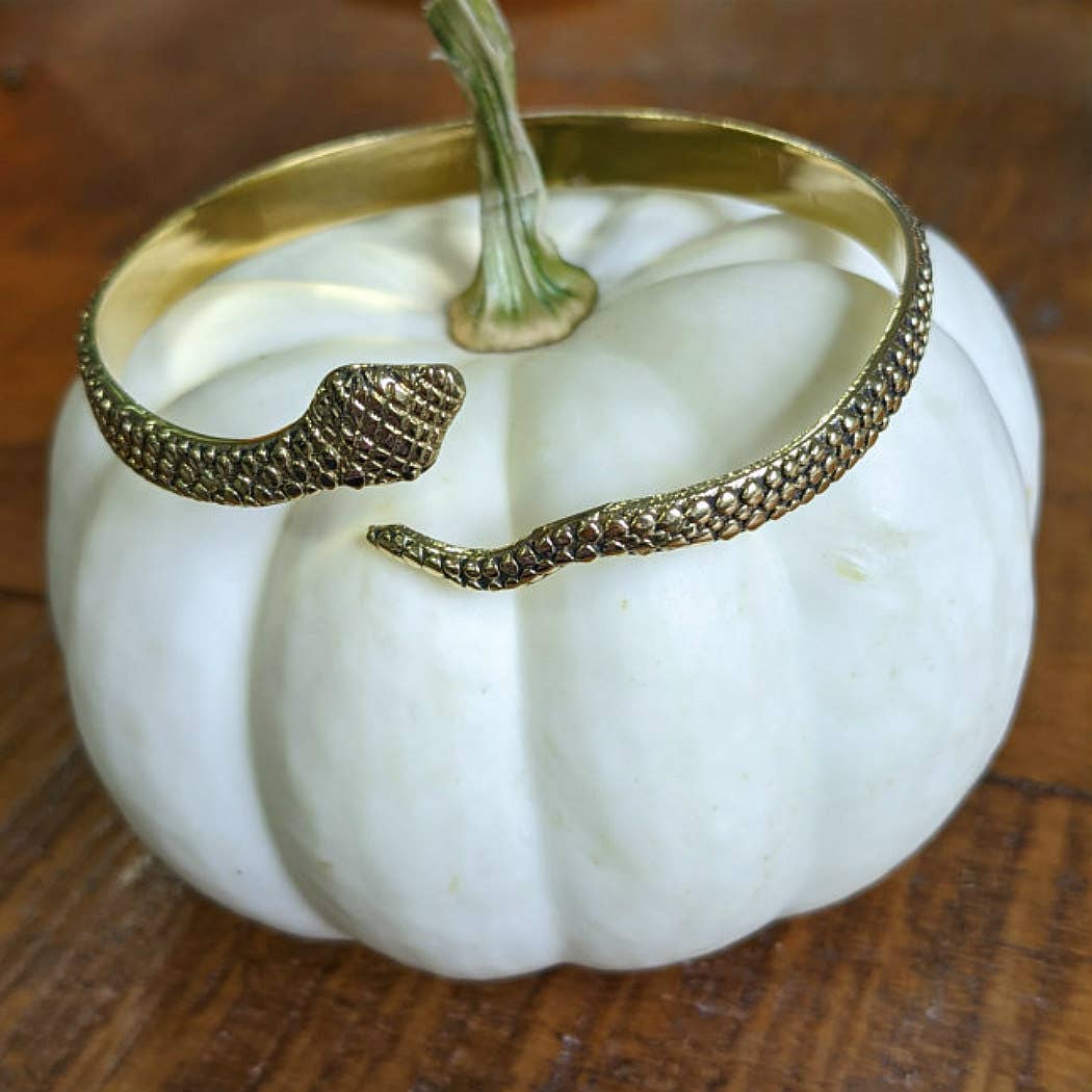 Saraswati Imports - Wholesale Bangle Bracelet - Snake Brass Bracelet1