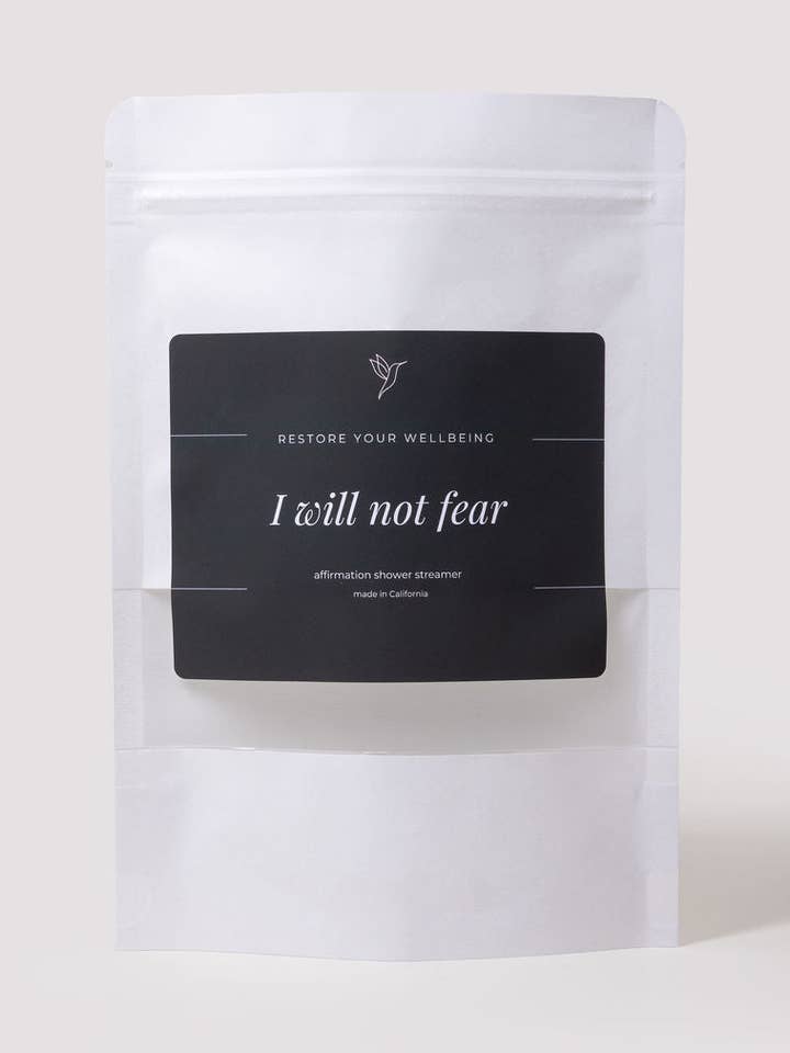 Ich werde keine Angst haben – Bergamotte & Zitrone mit Menthol Duschbombe für den Großhandel von Restore Your Wellbeing