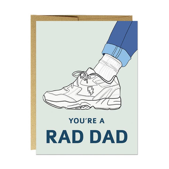 Rad Dad | Father's Day Card for wholesale by Party Mountain Paper co.