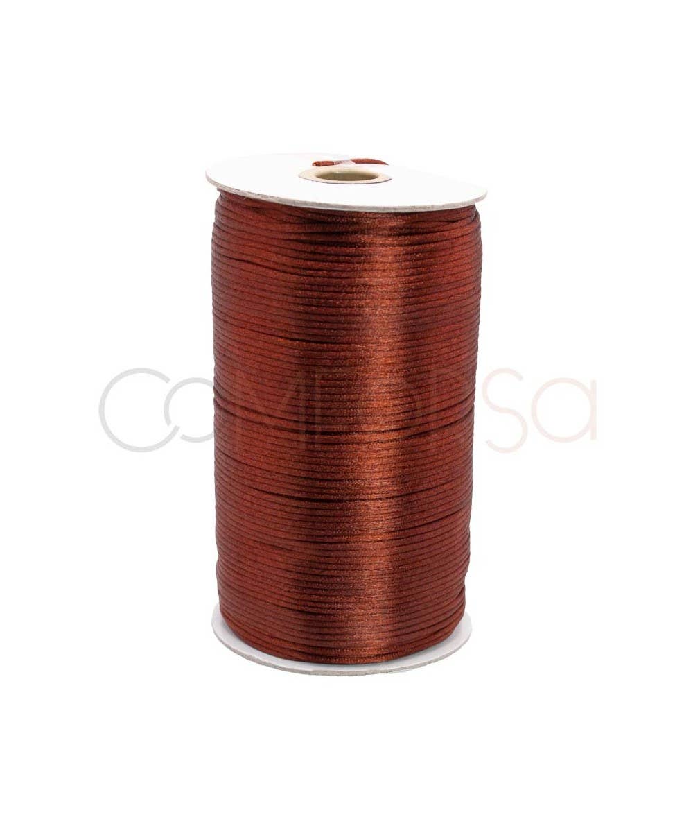 COM FORSA SL - Wholesale Craft Supplies - Copper Coloured Satin Cord 2Mm1