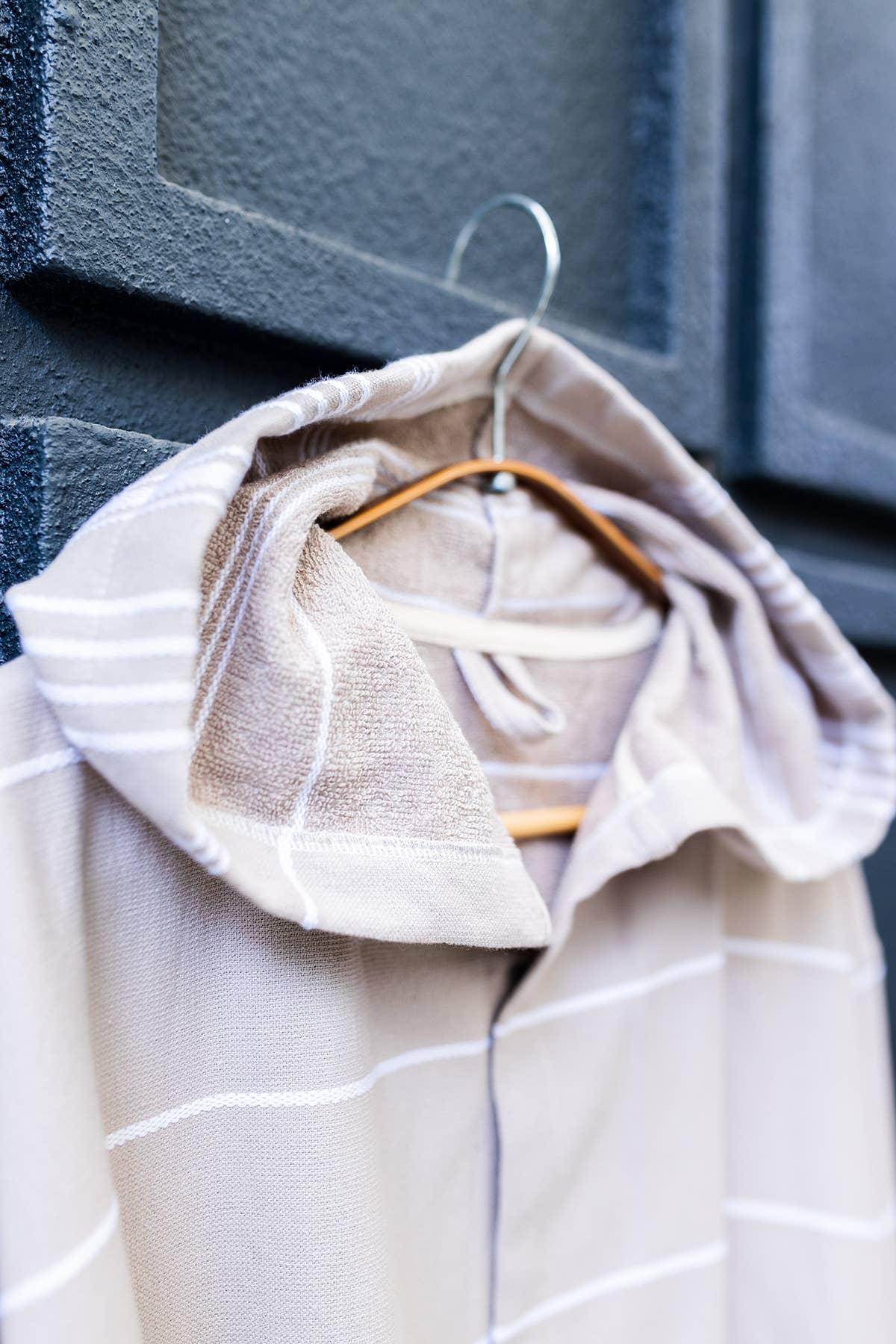 Kikoya – wholesale Robe – Unisex – Terrybacked Bathrobe Turkish Cotton Light Weight Hood Quick 2