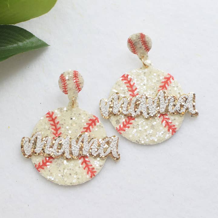 Curated Trinkets | Sports | Team Game Earring | 20322 BSB2 for wholesale by Curated Trinkets