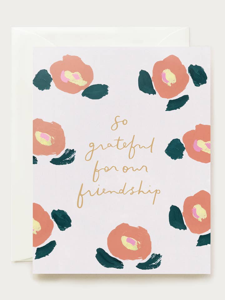So Grateful For Our Friendship Card for wholesale by Our Heiday