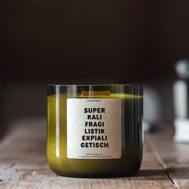 Happysoy - Wholesale Jar/Filled Candle - Scented Candle - SUPERCALIFRAGILISTICEXPIALIDOCIOUS1