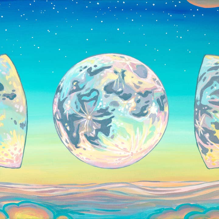 "Lunation" Print for wholesale by Gianna Andrews Studio