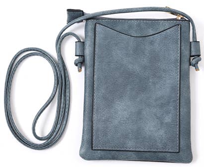 Shine Mark Accessories – wholesale Axelväska - Dam – Navy - Flower Laser Cut Crossbody Mobilväska2