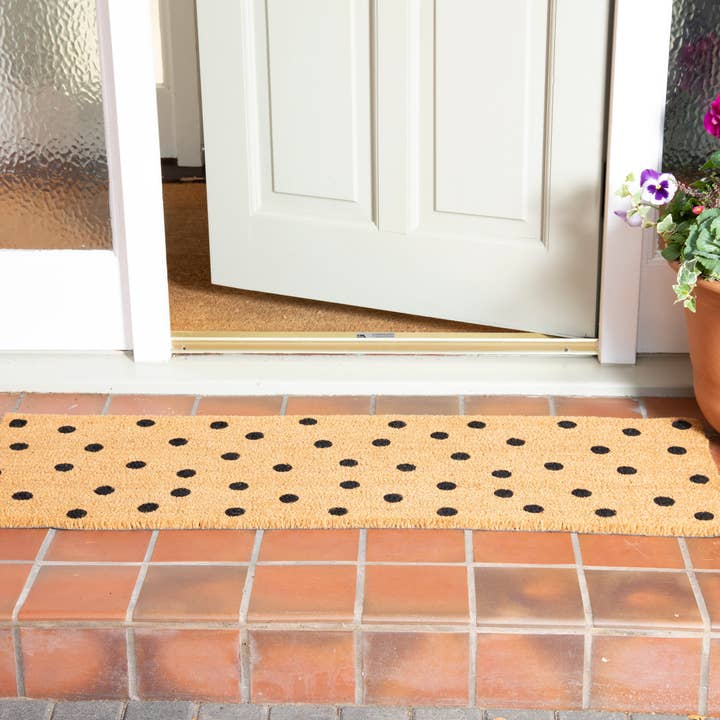 Astley Hand Drawn Doormat with PVC Backing 40 x 120cm Dotte for wholesale by Esselle Limited