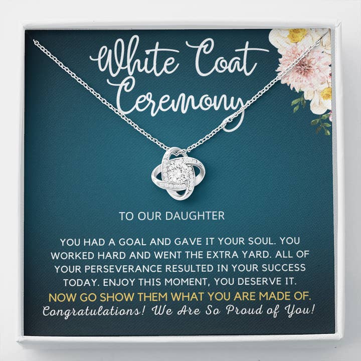 Our Daughter White Coat Ceremony Graduation Gift From Parents | Proud of You LK for wholesale by Carpe Diem Gifts