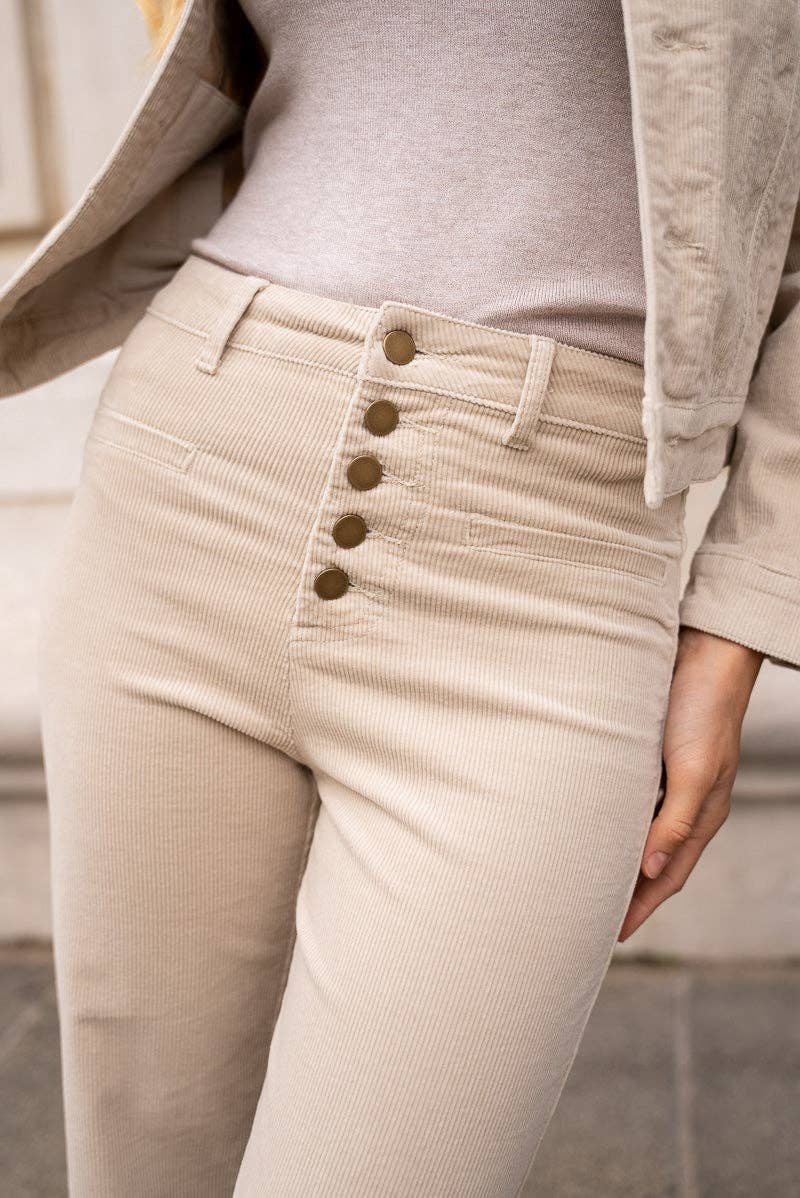 Oraije Paris - Wholesale Pants - Women's - Valentina velvet wide pants8