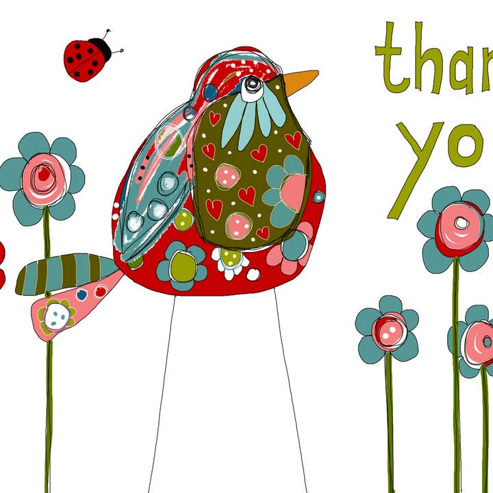 Dankeskarte für den Großhandel von Elle Bee Art Studio