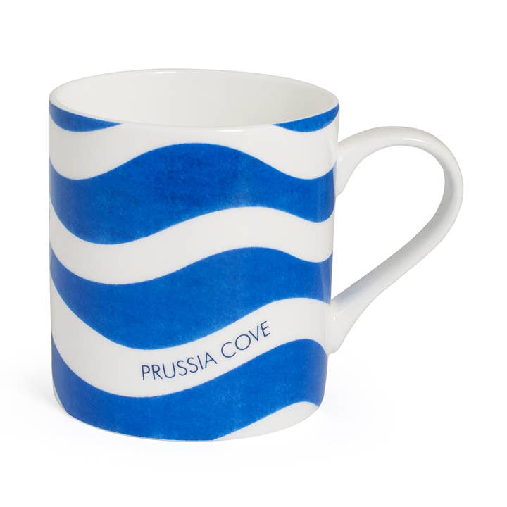 Rick Stein Mug Prussia Cove | Blue Mugs | Bone China Mug for wholesale by BlissHome