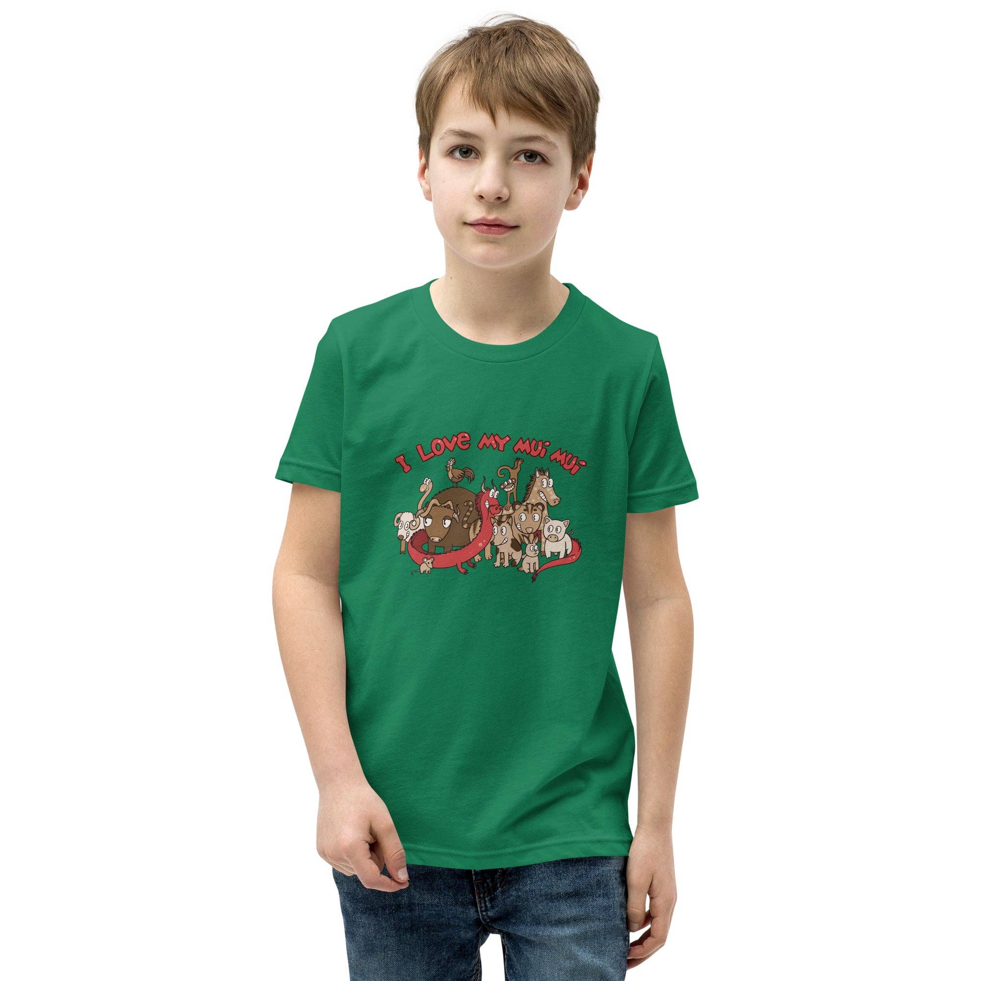 1st Generation SF - Wholesale Screen Printed T-Shirt - Kids - Youth- I Love My Mui Mui21