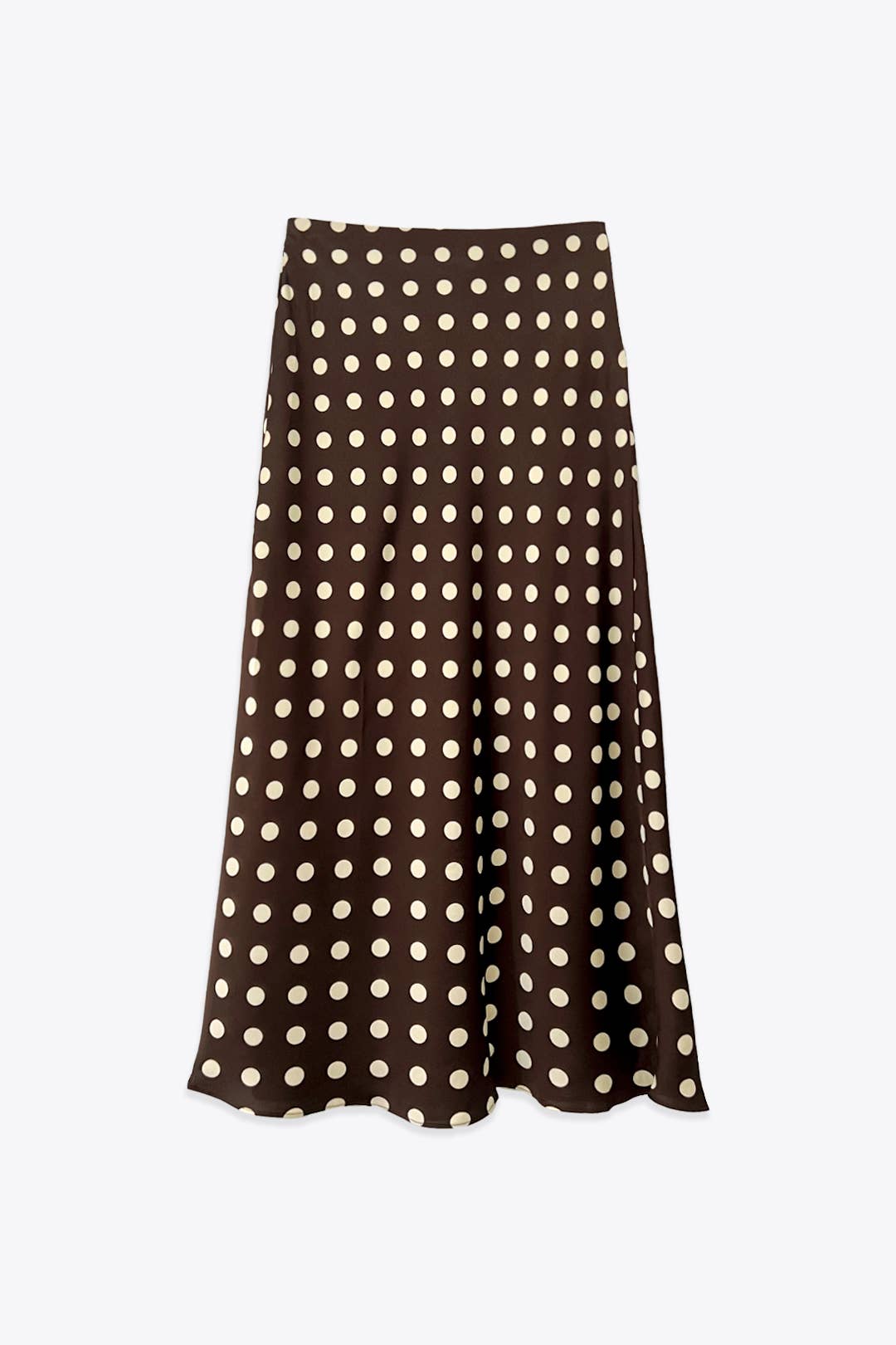 ELLI WHITE - Wholesale Skirt - Women's - Polka dot satin skirt1