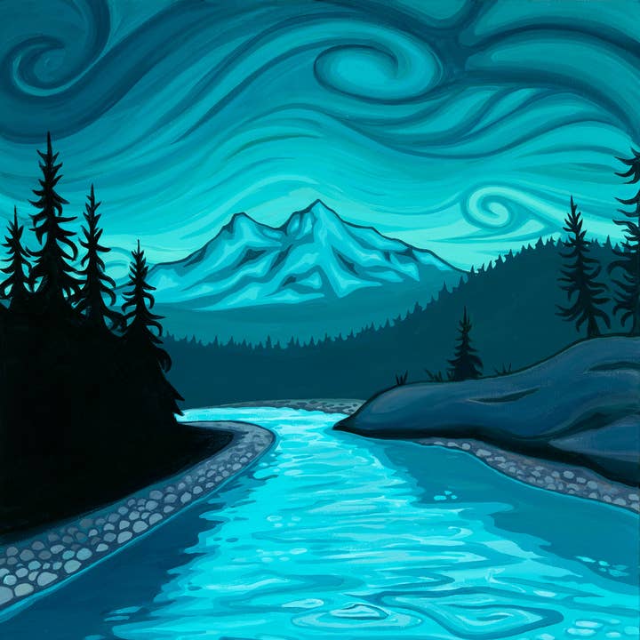 "Tag mig til floden" print for engroshandel hos Gianna Andrews Studio