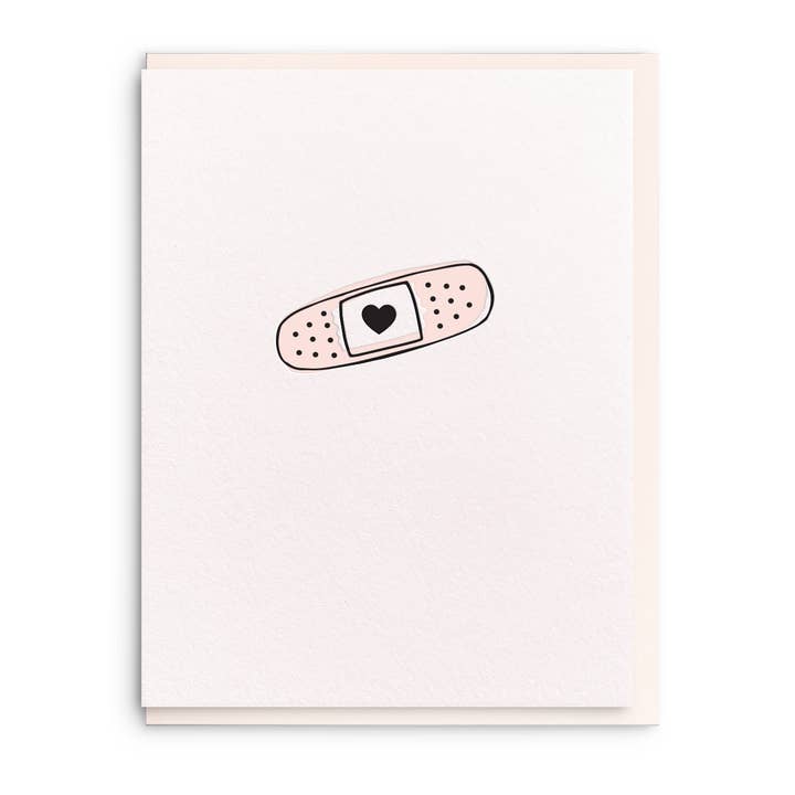Ouch - Letterpress Get Well Greeting Card for wholesale by Dahlia Press