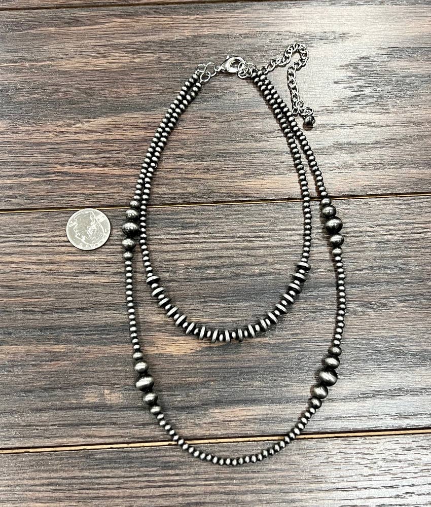 ISAC Trading Inc – Engroshandel Perlehalskæde – 739141, Håndlavet 22" Navajo Perlehalskæde1