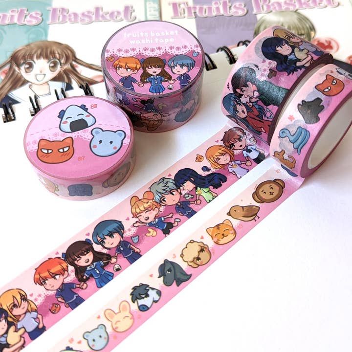 Fruits Basket Washi Tape Set for wholesale by shiinapop