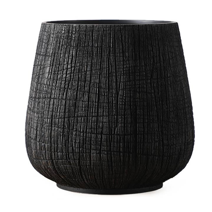 15.5" Tall - Modern Poly Resin Pots for wholesale by Galore Home