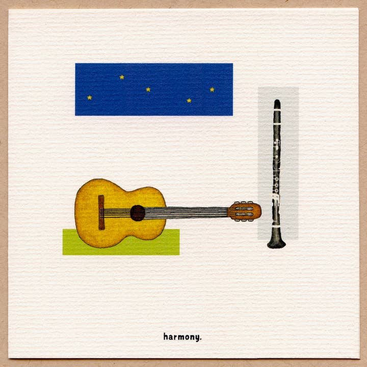 Cartão de Saudação de Dia dos Namorados Harmony. Caixa de 10 por atacado de Beth Mueller