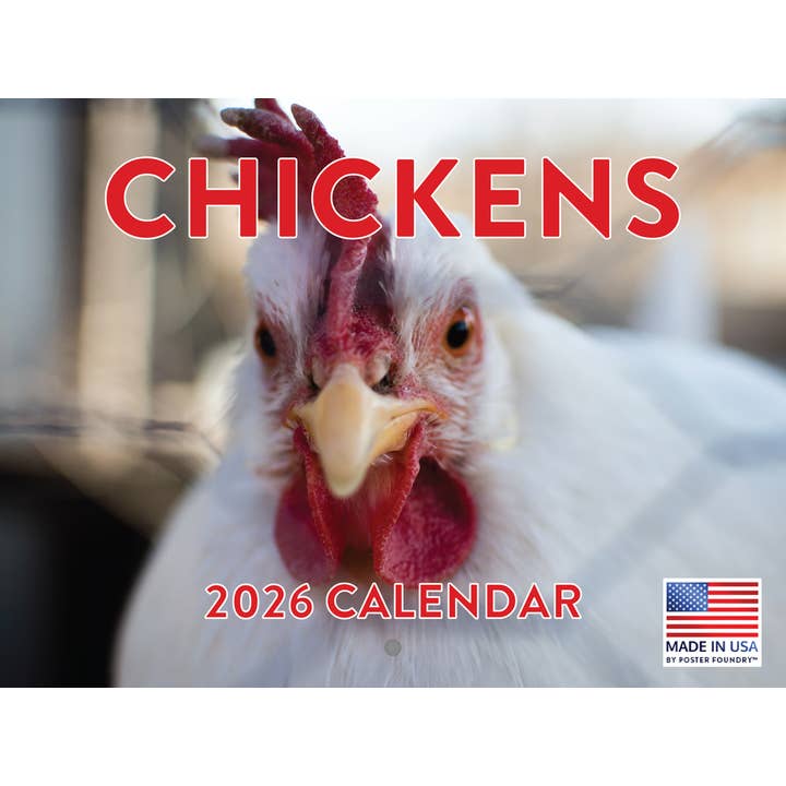 Kyllingekalender 2026 Månedlig Vægkalender 12 Måneder for engroshandel hos 2026 Calendars