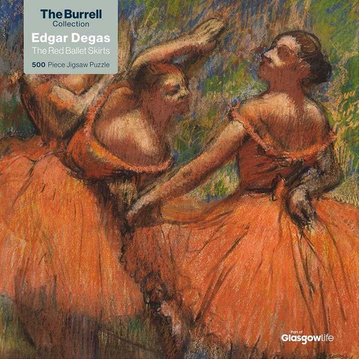 Texas Bookman - Wholesale Puzzle - Adult - Edgar Degas: Red Ballet Skirts 500 Piece Jigsaw Puzzle