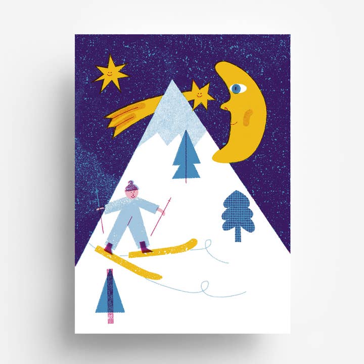 Kerstheuvel ansichtkaart DIN A6 voor wholesale door jungwiealt