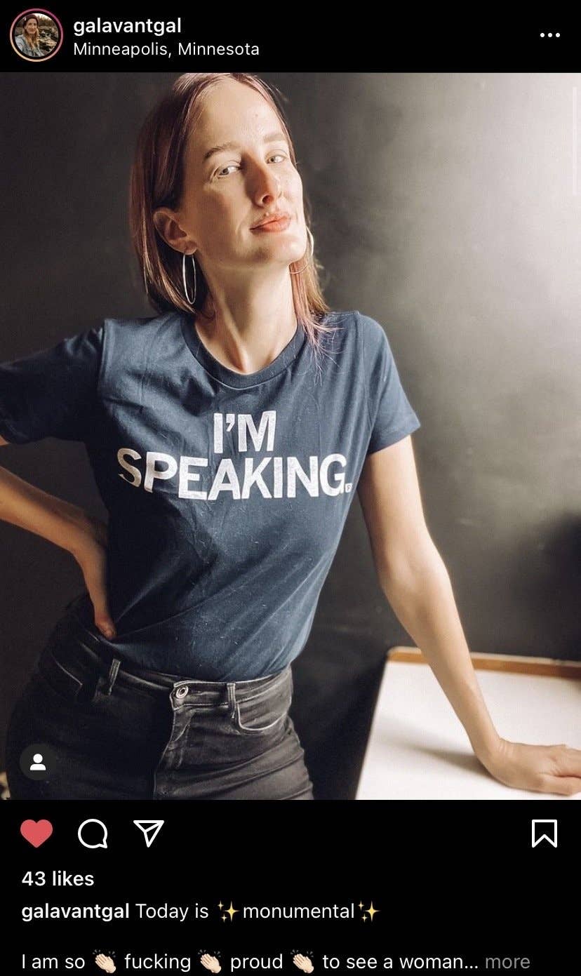 RAYGUN - Wholesale T-shirt met print - Uniseks - Kamala Harris: Ik spreek tekst t-shirt5