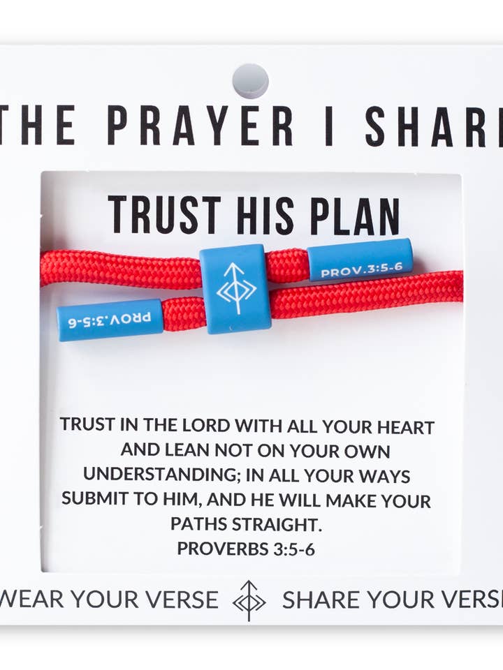 TRUST HIS PLAN Bible Verse Bracelet | Christian Athletes and other Purchase Wholesale cross country. Free Returns & Net 60 Terms on Faire trending on Faire.