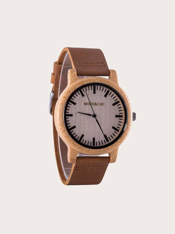 Reloj de madera de cuarzo para hombre Thuya para venta al por mayor de Wood&Chic