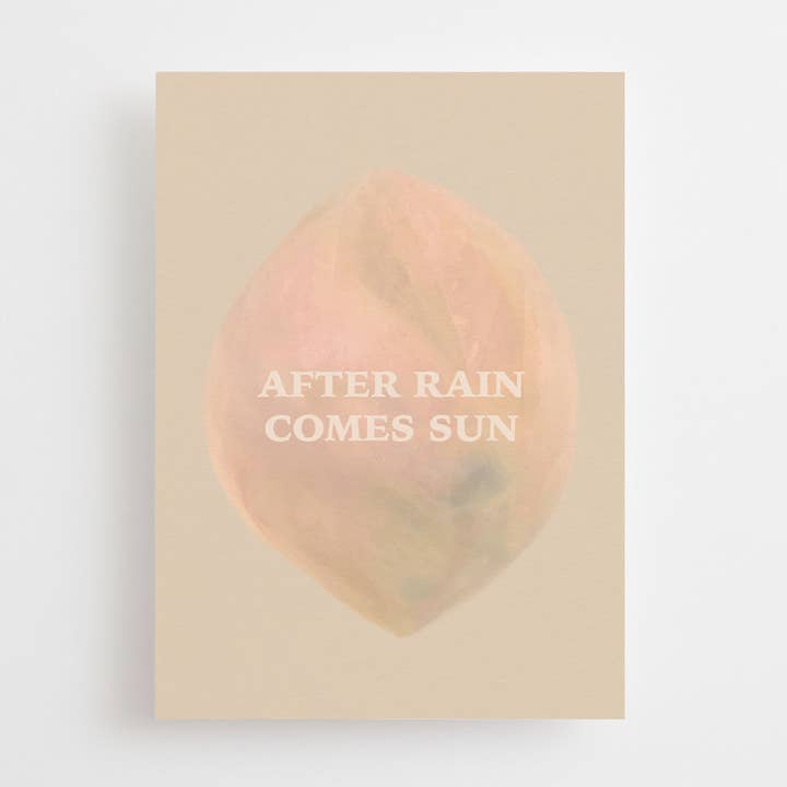 AFTER RAIN COMES SUN - POSTCARD - for wholesale by Anna Cosma